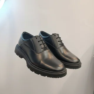 کفش رسمی مردانه مدل سامان کد6993 لژدار آسترچرم مشکی