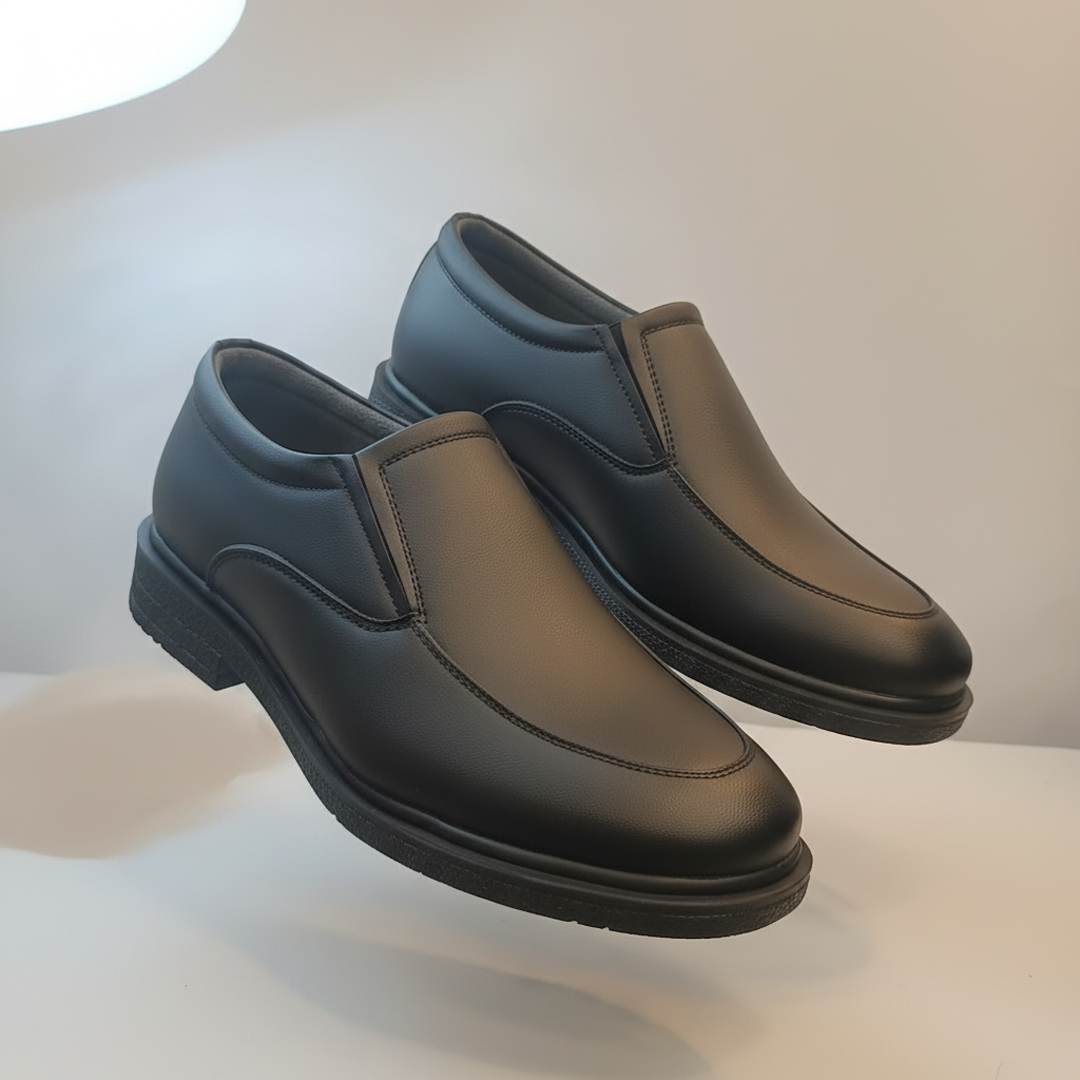 کفش رسمی مردانه مدل جردن کد7048 مشکی مات