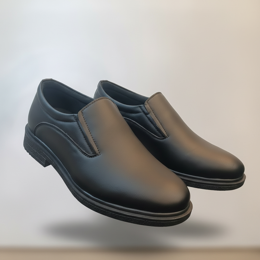 کفش رسمی مردانه مدل وین کد7038 مشکی مات